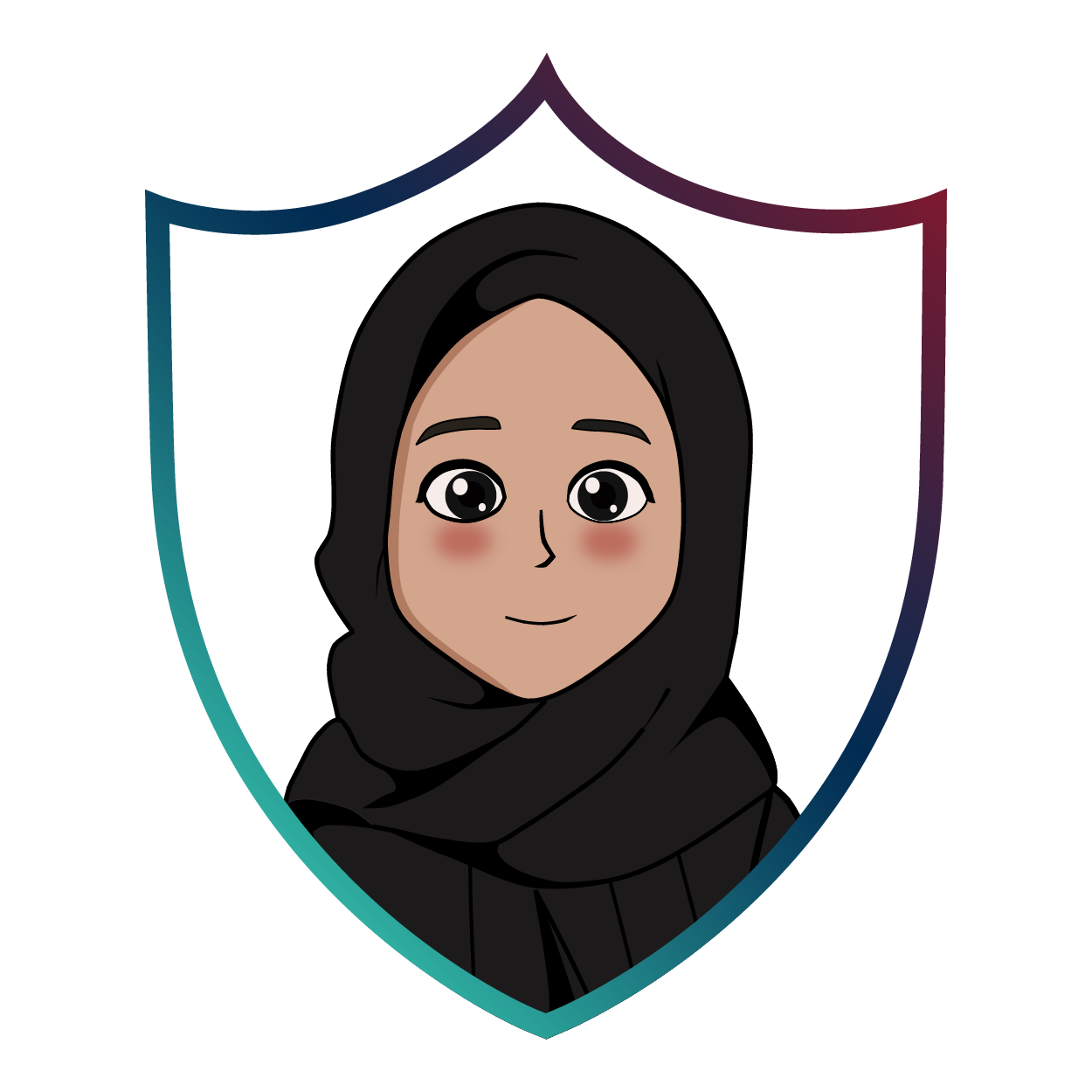 A cartoon of a person wearing a black scarf

AI-generated content may be incorrect.
